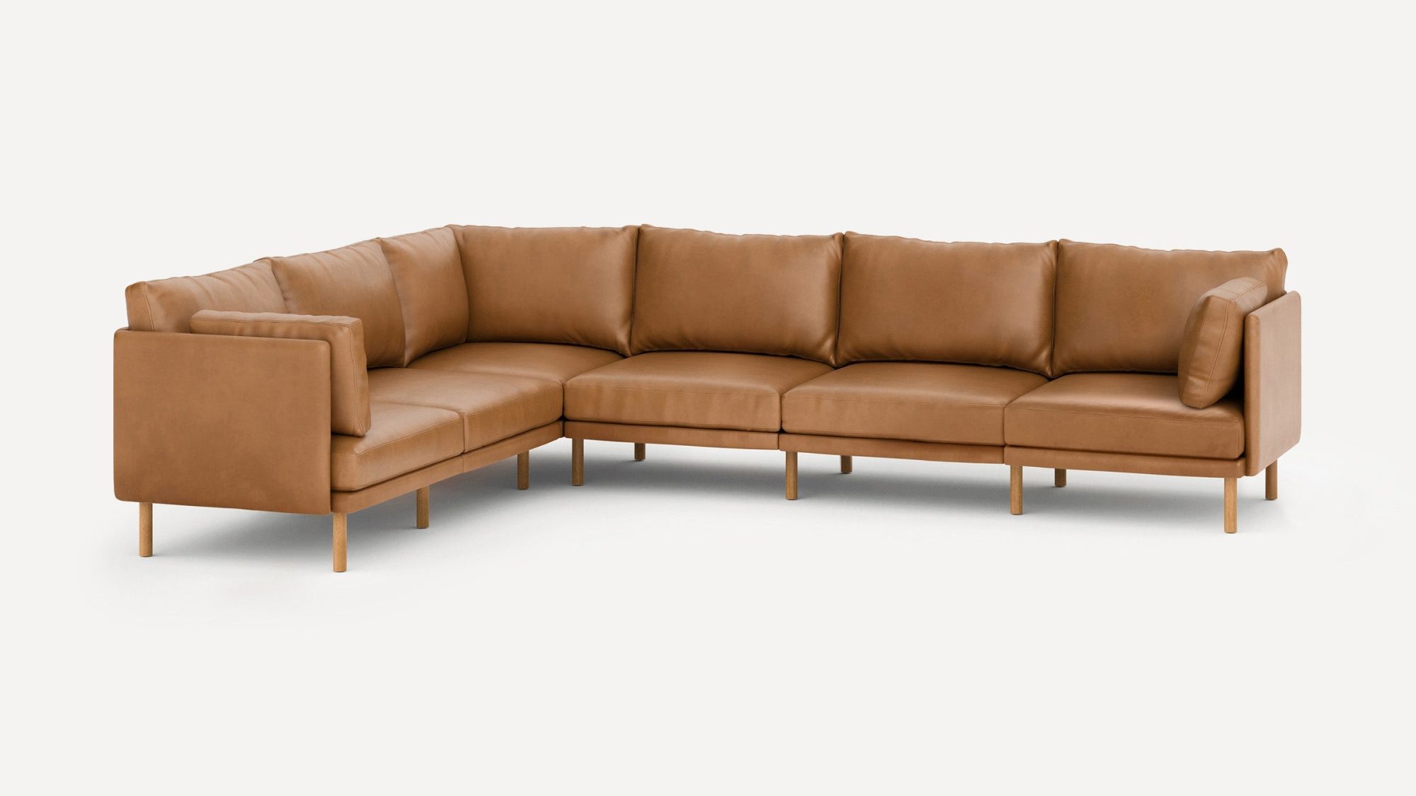 Field Leather 6-Piece Sectional