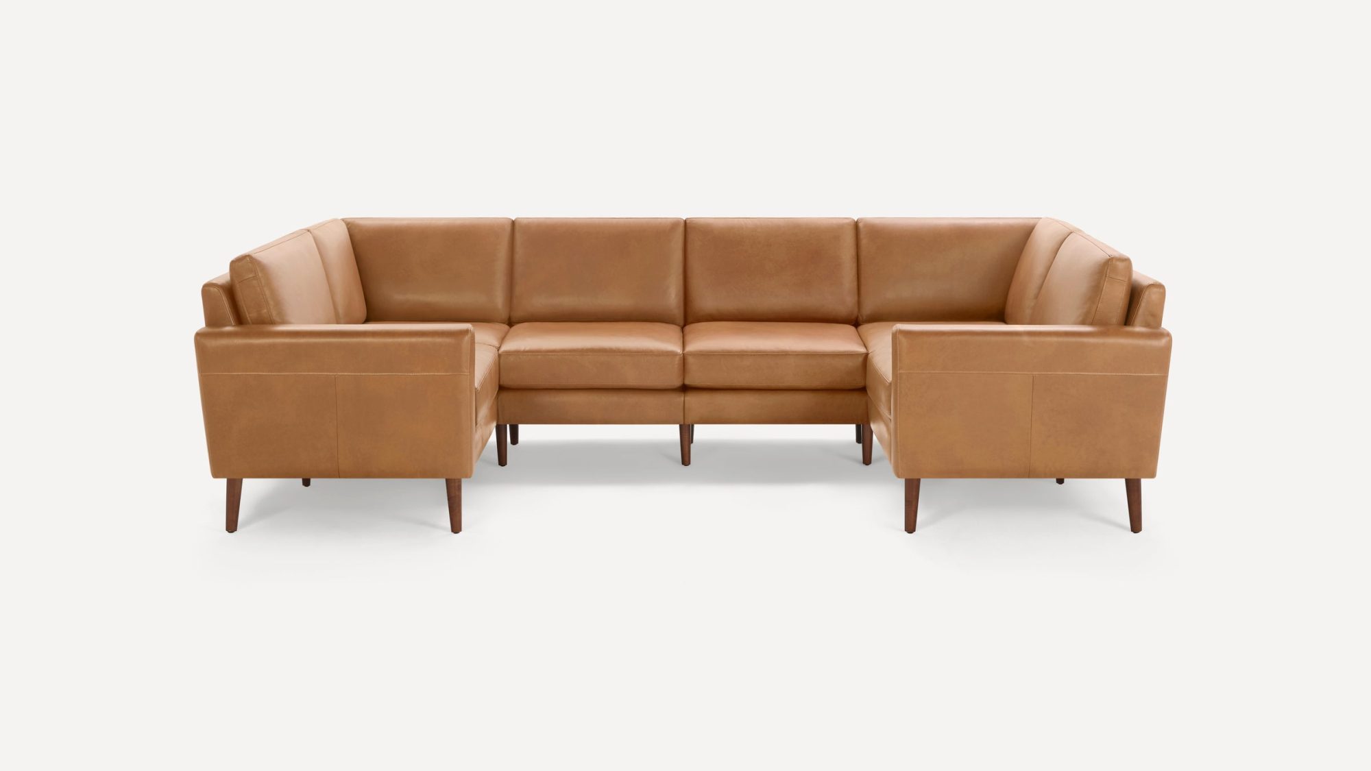 Nomad Leather 6-Seat U Sectional