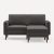 Heather Charcoal - Performance Chenille