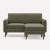 Moss Green - Performance Flatweave