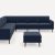 Navy Blue - Performance Flatweave