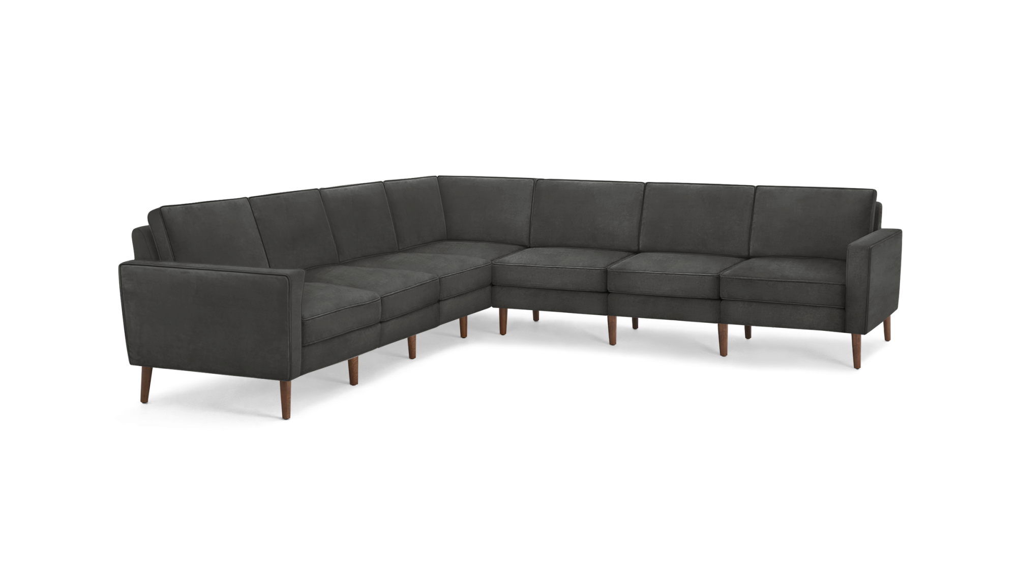 Nomad Velvet 7-Seat Corner Sectional