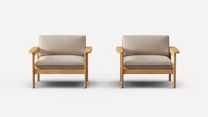 Dunes Teak Lounge Chair Set